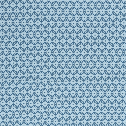 Preview: Swafing Baumwolle - Abstrakte Blüten - Hellblau